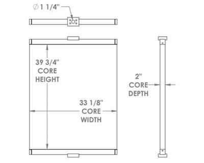 Terex Crane Oil Cooler