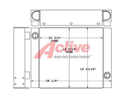 Thermal Transfer Products Oil Cooler COL-30-20 271103, COL3020