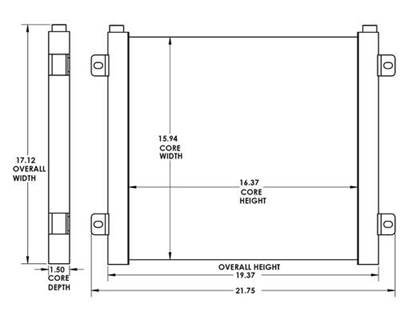 Mustang Skidsteer Oil Cooler OEM: 271528