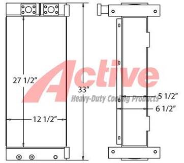 Volvo Engine Oil Cooler for a Volvo Ce