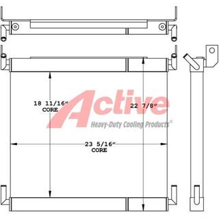 Volvo BL60 Engine Oil Cooler for a Volvo Ce BL60