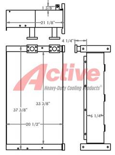 Volvo EC305C Engine Oil Cooler for a Volvo Ce EC305C