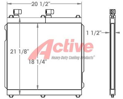 Volvo EC55C Engine Oil Cooler