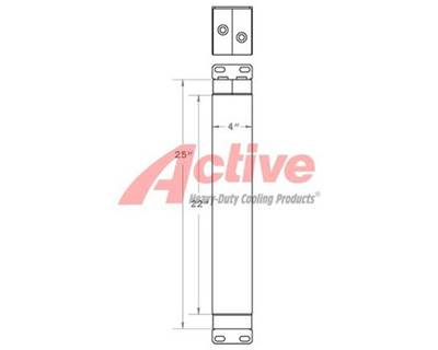Volvo G700B Engine Oil Cooler