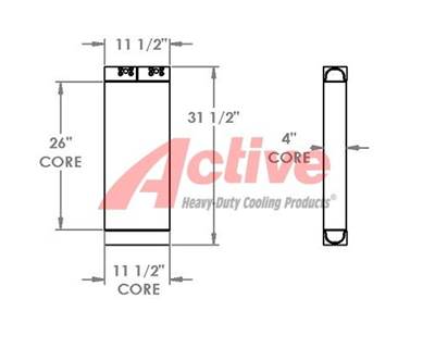Volvo L50C Engine Oil Cooler for a Volvo Ce L50C