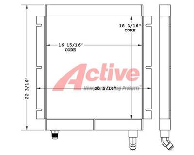 Volvo MC90 Engine Oil Cooler for a Volvo Ce MC90