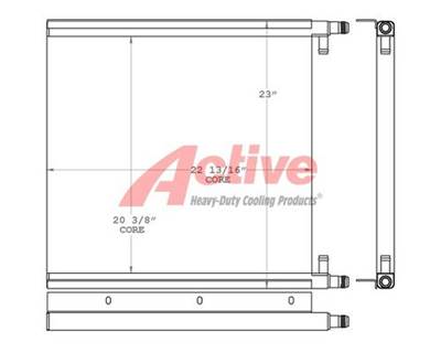 Volvo SD70D Engine Oil Cooler for a Volvo Ce SD70D