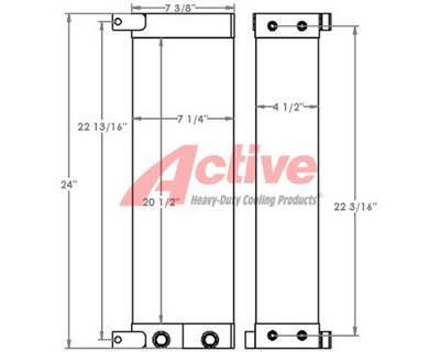 Yale Engine Oil Cooler for a Yale H80FT