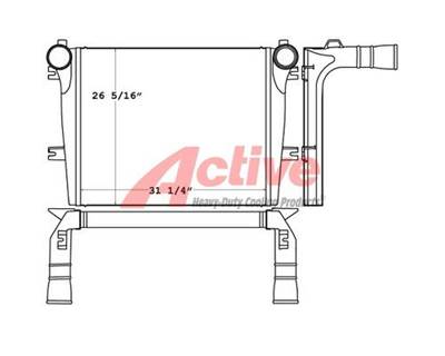 Advance Charge Air Cooler (ATAAC) for a Advance Cement Mixer