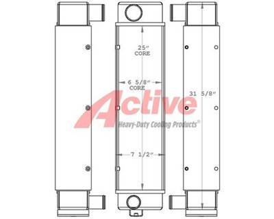 Altec DC1317 Charge Air Cooler (ATAAC) for a Altec DC1317 Chipper