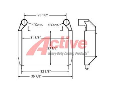 American LaFrance Charge Air Cooler (ATAAC)
