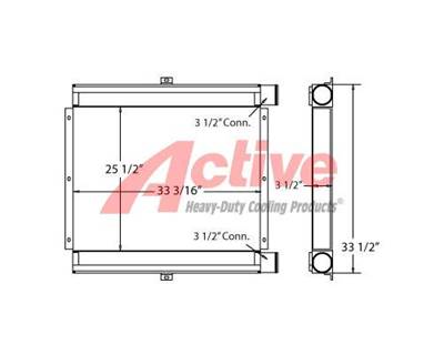 BOMAG MPH122 Charge Air Cooler (ATAAC)