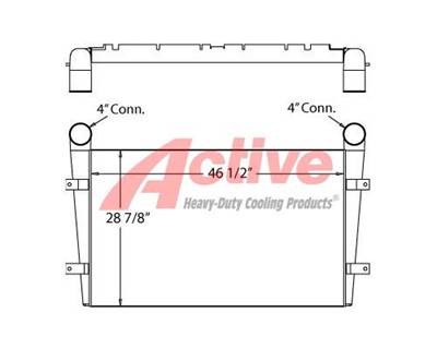 Caterpillar 345 Charge Air Cooler (ATAAC)