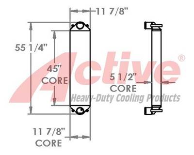 Caterpillar 349 Charge Air Cooler (ATAAC)