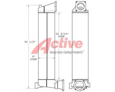 Caterpillar 621 Charge Air Cooler (ATAAC) for a Caterpillar 621 Scraper