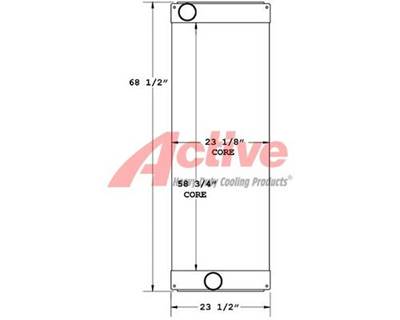 Caterpillar C32 Charge Air Cooler (ATAAC) for a Caterpillar C32 Genset