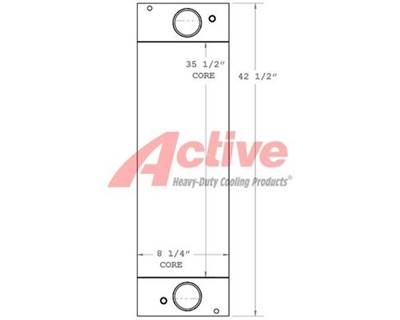 Caterpillar D6K Charge Air Cooler (ATAAC)