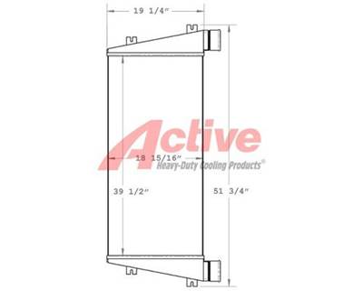 Crane Carrier (CCC) Charge Air Cooler (ATAAC) for a Crane Carrier