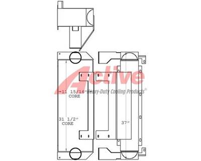 E-One Typhoon Charge Air Cooler (ATAAC)
