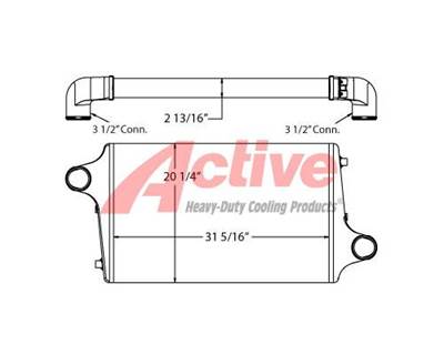 Freightliner Motorhome Charge Air Cooler (ATAAC)