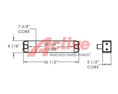 Hyundai 160D-7E Charge Air Cooler (ATAAC)