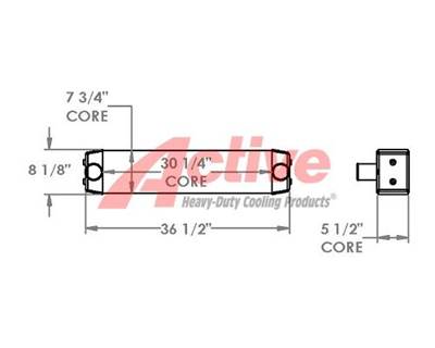 Hyundai 160D-7E Charge Air Cooler (ATAAC)