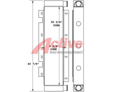 John Deere 624K Charge Air Cooler (ATAAC)