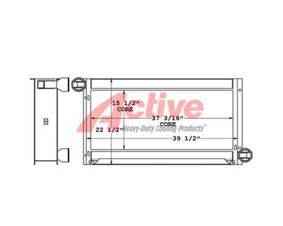 John Deere Charge Air Cooler (ATAAC) for a John Deere Cotton Picker