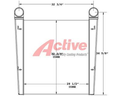 KME Charge Air Cooler (ATAAC) for a Kme Fire Truck