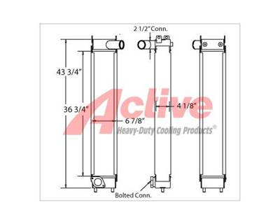 Komatsu PC160 Charge Air Cooler (ATAAC)