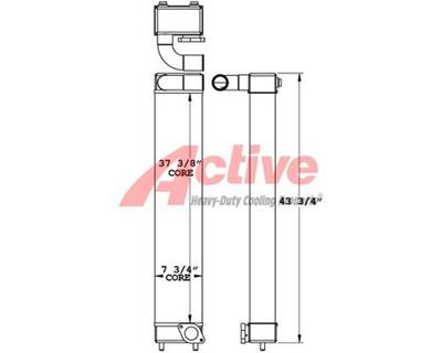 Komatsu PC220-LC8 Charge Air Cooler (ATAAC)