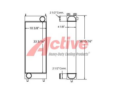 Komatsu PC228US-3 Charge Air Cooler (ATAAC)