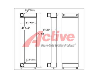 Komatsu PC430-6 Charge Air Cooler (ATAAC)
