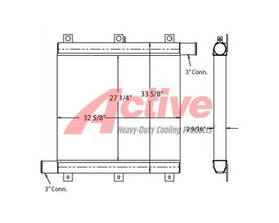 Komatsu PC490LC-10 Charge Air Cooler (ATAAC)