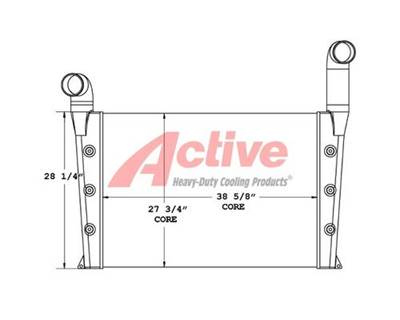 Komatsu PC600LC-8 Charge Air Cooler (ATAAC)