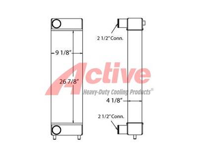 Komatsu WA150 Charge Air Cooler (ATAAC)