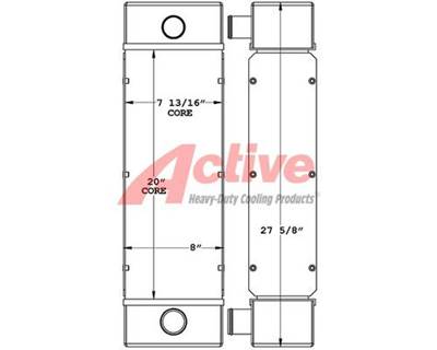 Kubota V3307 Charge Air Cooler (ATAAC)