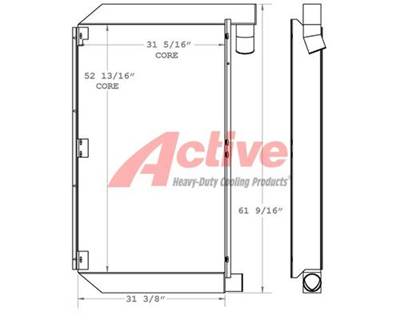 Liebherr LTM1095 Charge Air Cooler (ATAAC)