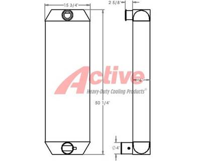 Morbark 1200 Charge Air Cooler (ATAAC)