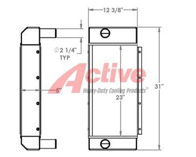 Roadrunner Hay Squeeze Charge Air Cooler (ATAAC)