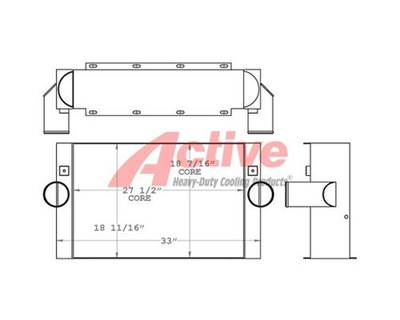 Sutphen HS-5109 Charge Air Cooler (ATAAC)