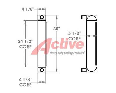 Takeuchi TL12 Charge Air Cooler (ATAAC) for a Takeuchi TL12 Skidsteer