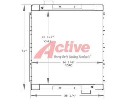 Vector Industries Charge Air Cooler 108397 / '08007 280132, 280132N, 830799,
