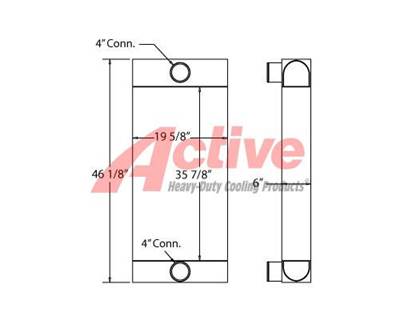 TCE Compactor Charge Air Cooler  280142, 280142N, 23427200