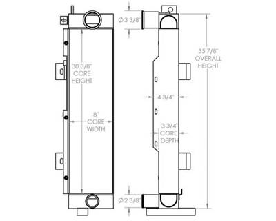 Volvo EC160 Charge Air Cooler