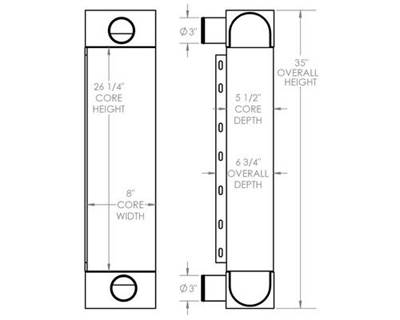 Hoist Lift Truck Charge Air Cooler