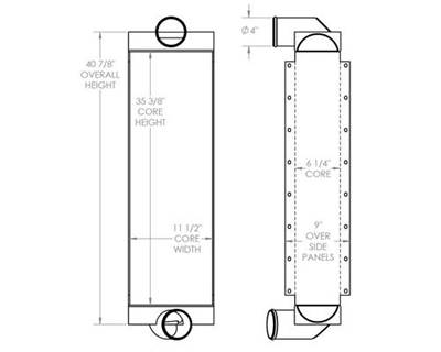 Wirtgen W150 Charge Air Cooler