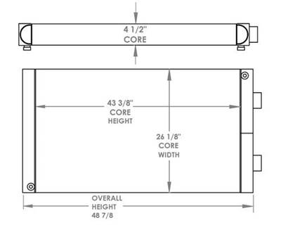  Industrial Charge Air Cooler

OE Numbers:
280561
280561N