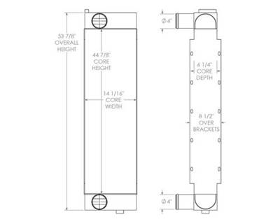 Taylor Forklift Charge Air Cooler