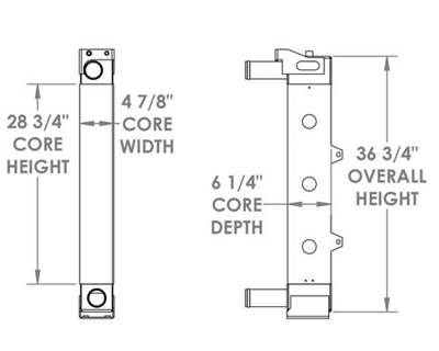 Caterpillar 953C Charge Air Cooler

OE Numbers:
280609
280609N
1891979